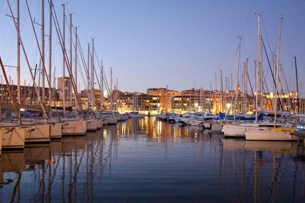 The Vieux Port of Marseille.