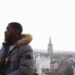 Jalen and a view of Caen from above.
