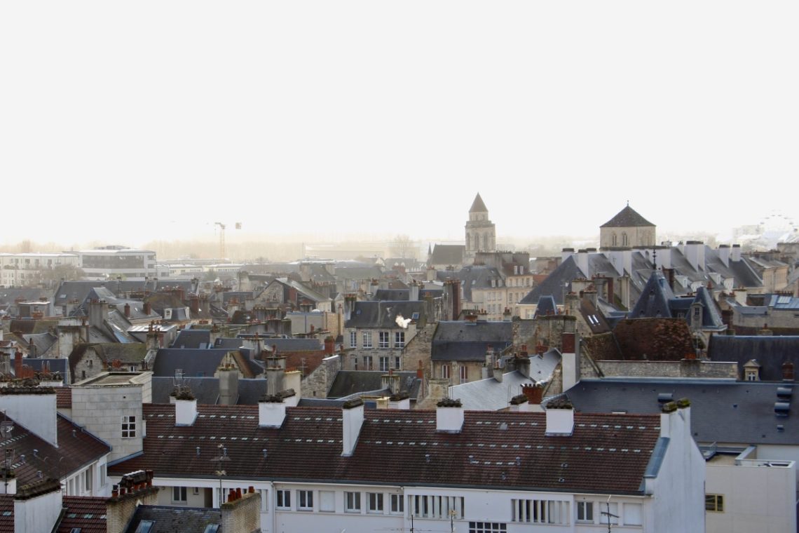 View of the Caen skyline.