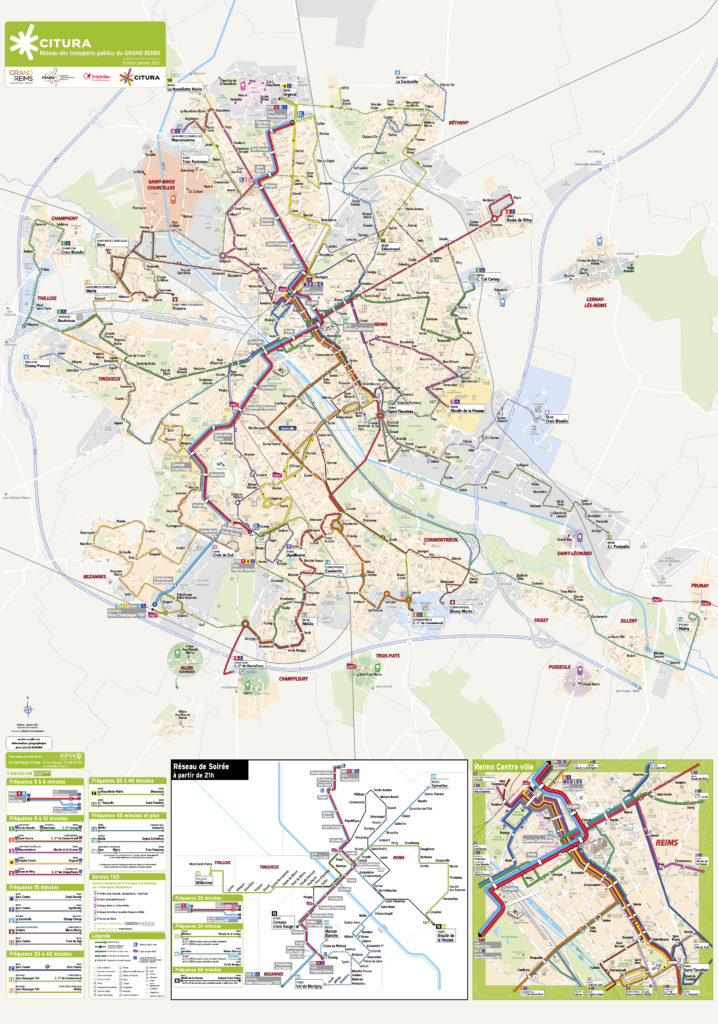 The CITURA transport network.