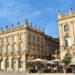 A view from Place Stanislas of an outdoor café in Nancy, France.