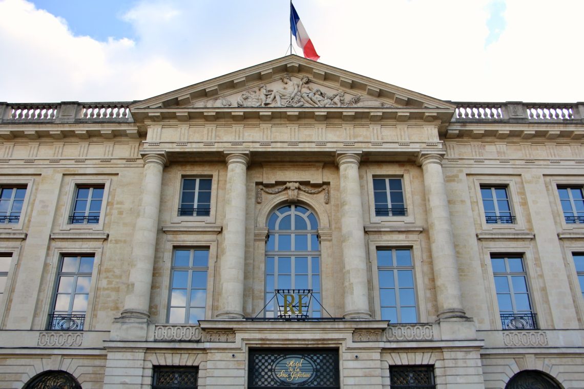 A close-up of the Sous-Préfecture de Reims