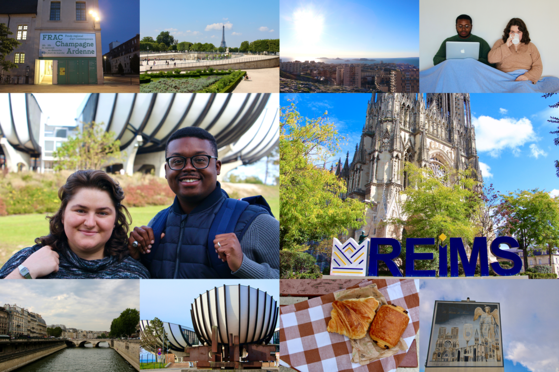 A collage of images from the Campus France E-Ambassadeurs blog.