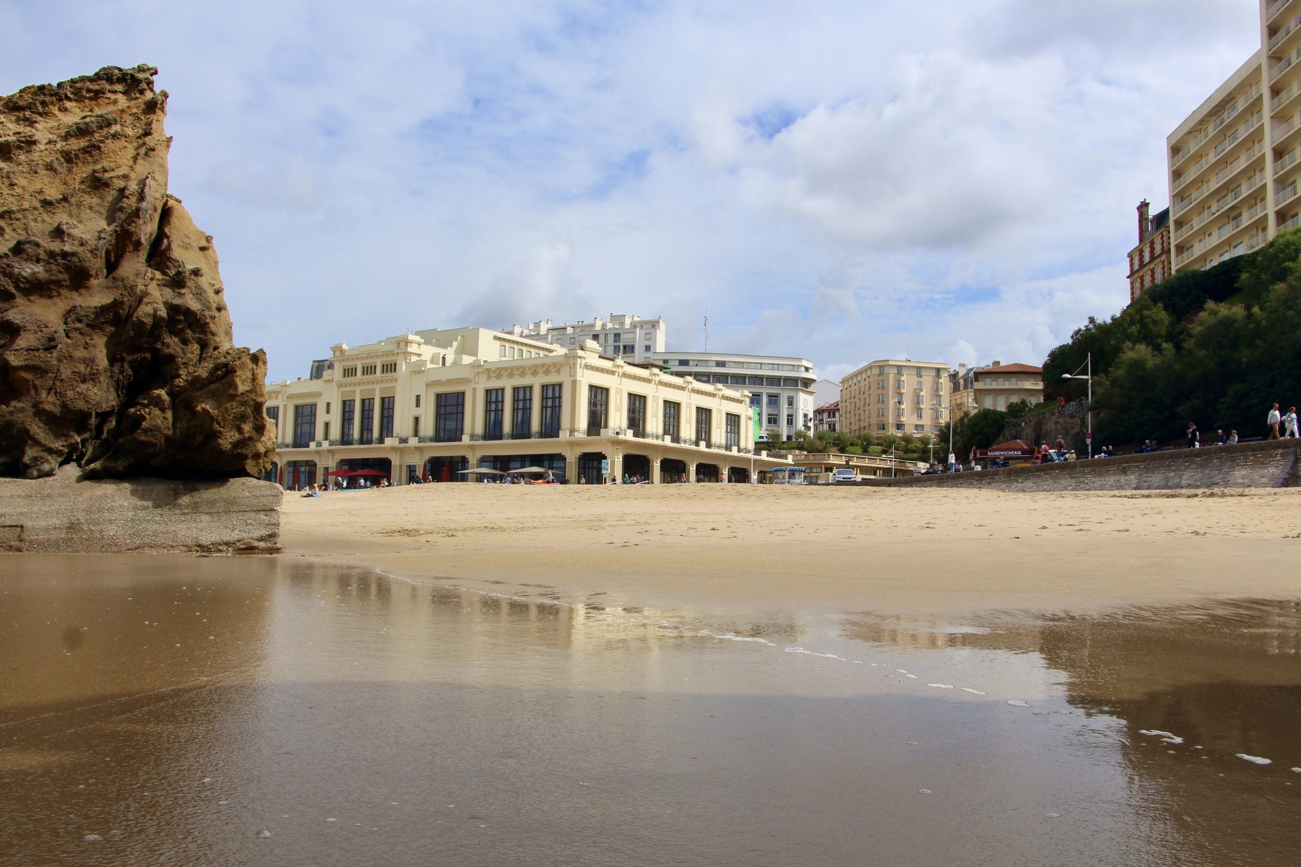A view of the Casino Barrière in Biarritz, France.