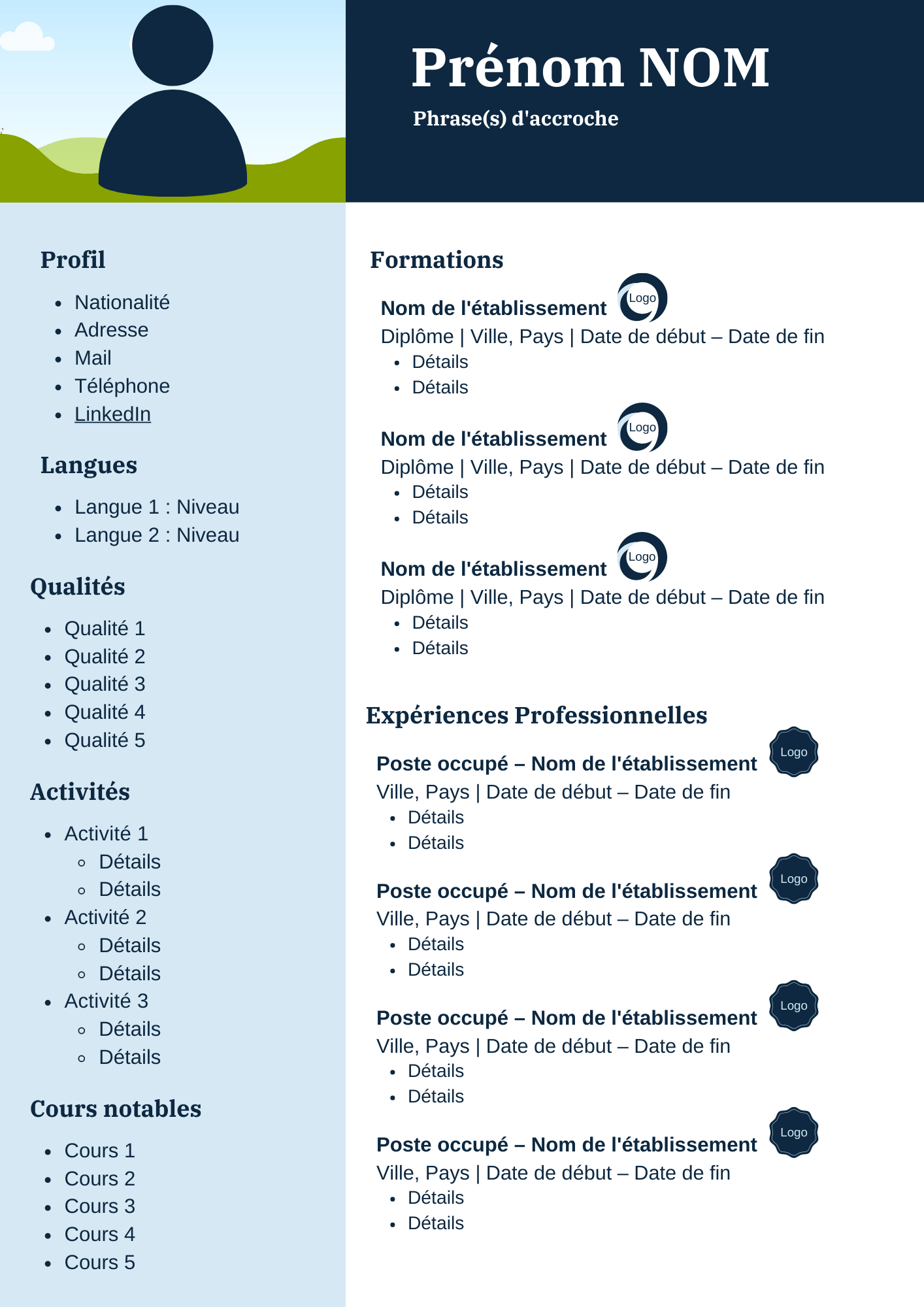 French Cv Example